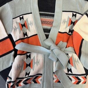 Wrangler Retro front tie cardigan